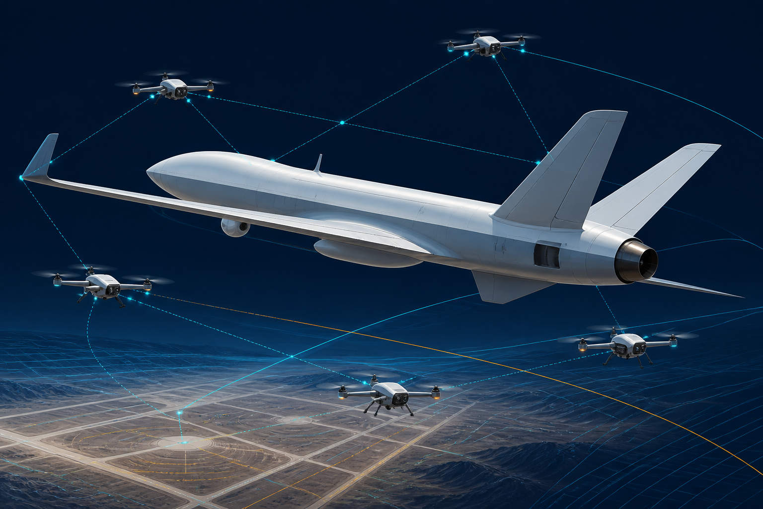 Autonomous Swarm Coordination, Jet Propulsion, and Flight Safety